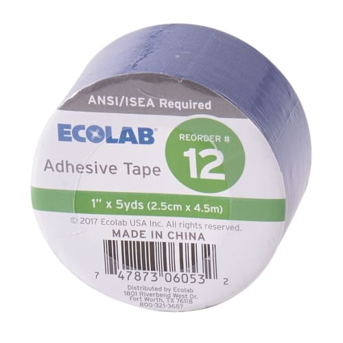 Ecolab® Adhesive Tape 1 in. x 5 yards, 1 Roll, 50225-01-02 Reorder No. 12